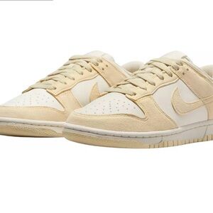 Nike Women's White and Cream Sneakers